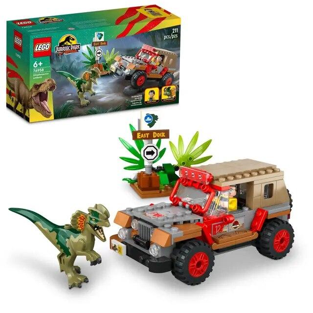 Lego Jurassic World Засада Дилофозавра