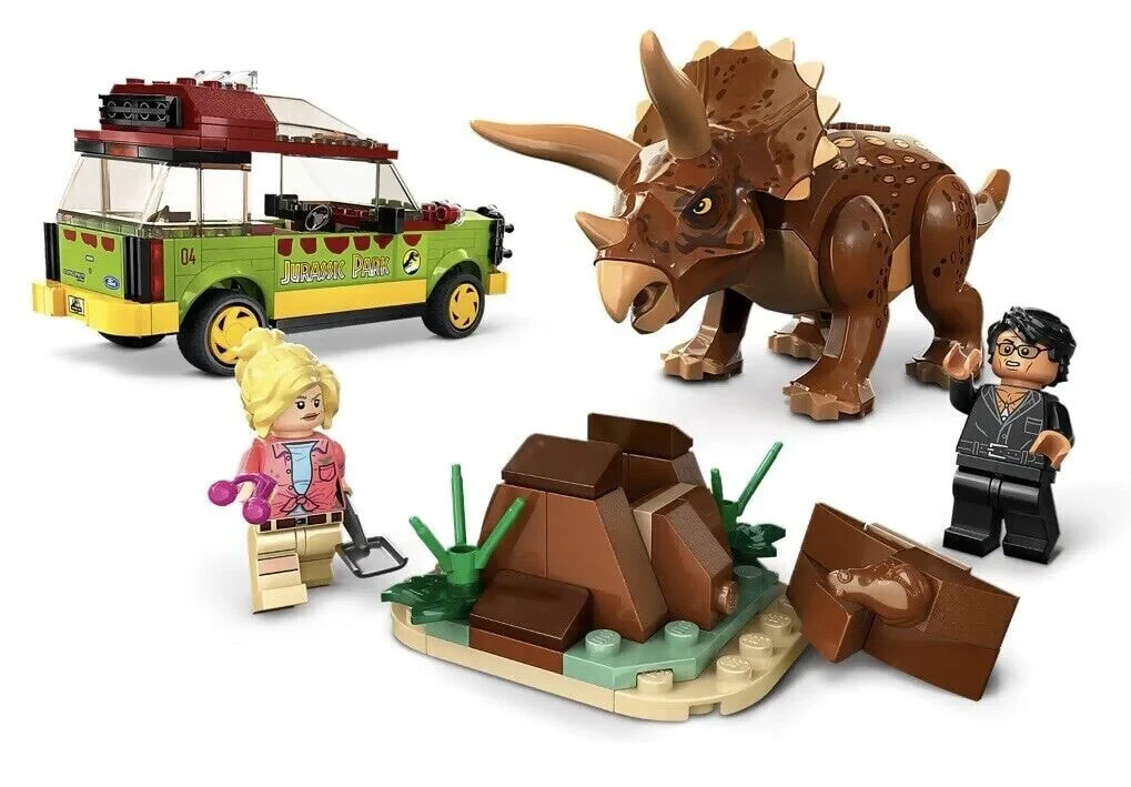 Lego Jurassic World Поиск трицератопса