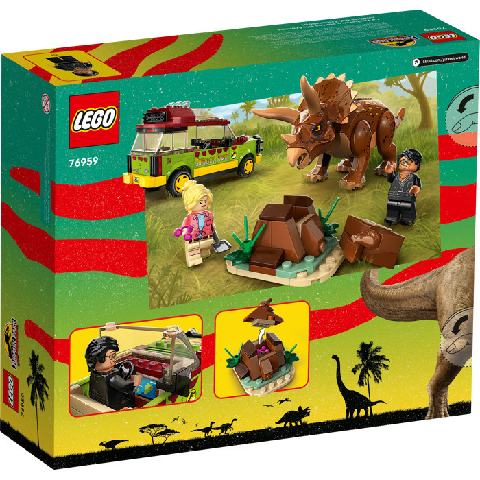 Lego Jurassic World Поиск трицератопса