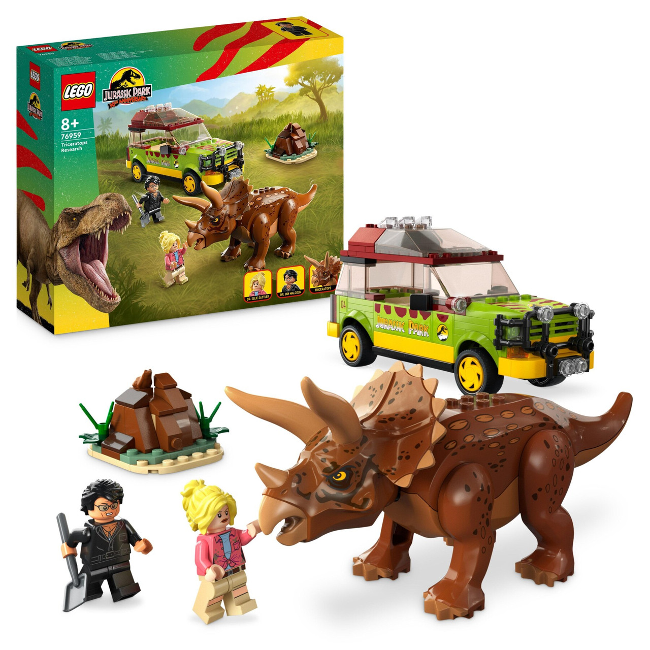 Lego Jurassic World Поиск трицератопса