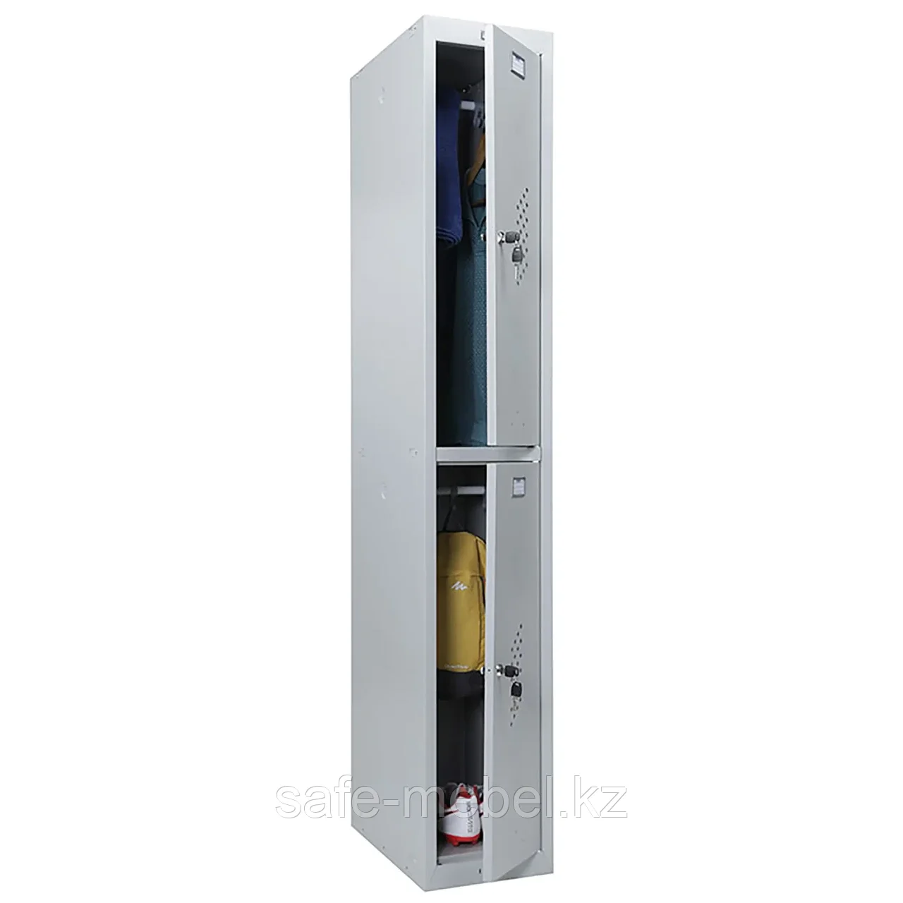 Шкаф для раздевалок ПРАКТИК усиленный ML 12-30 базовый модуль (LS-02) - фото 1 - id-p83906423