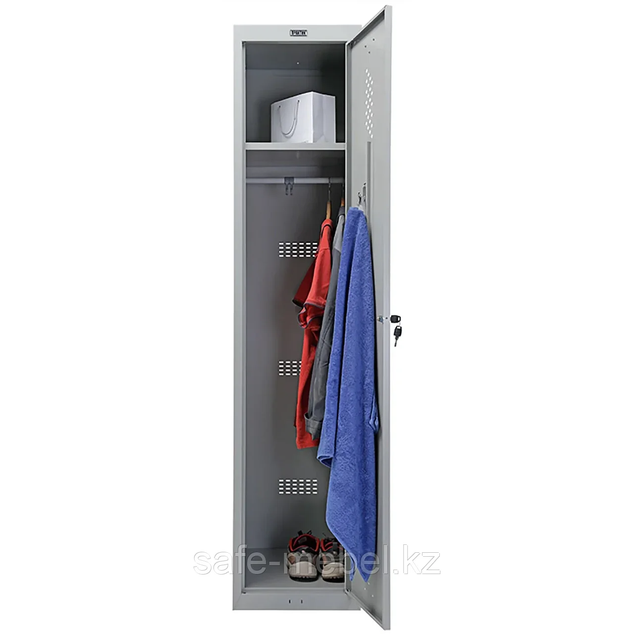 Шкаф для раздевалок ПРАКТИК усиленный ML 11-40 базовый модуль (LS-01-40) - фото 3 - id-p83906428
