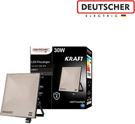 Светодиодный прожектор KRAFT с датчиком движения  30W 6400K  (DEUTSCHER)