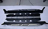 Пороги, боковые подножки Vision X6 для Geely Atlas PRO 2021-, фото 5