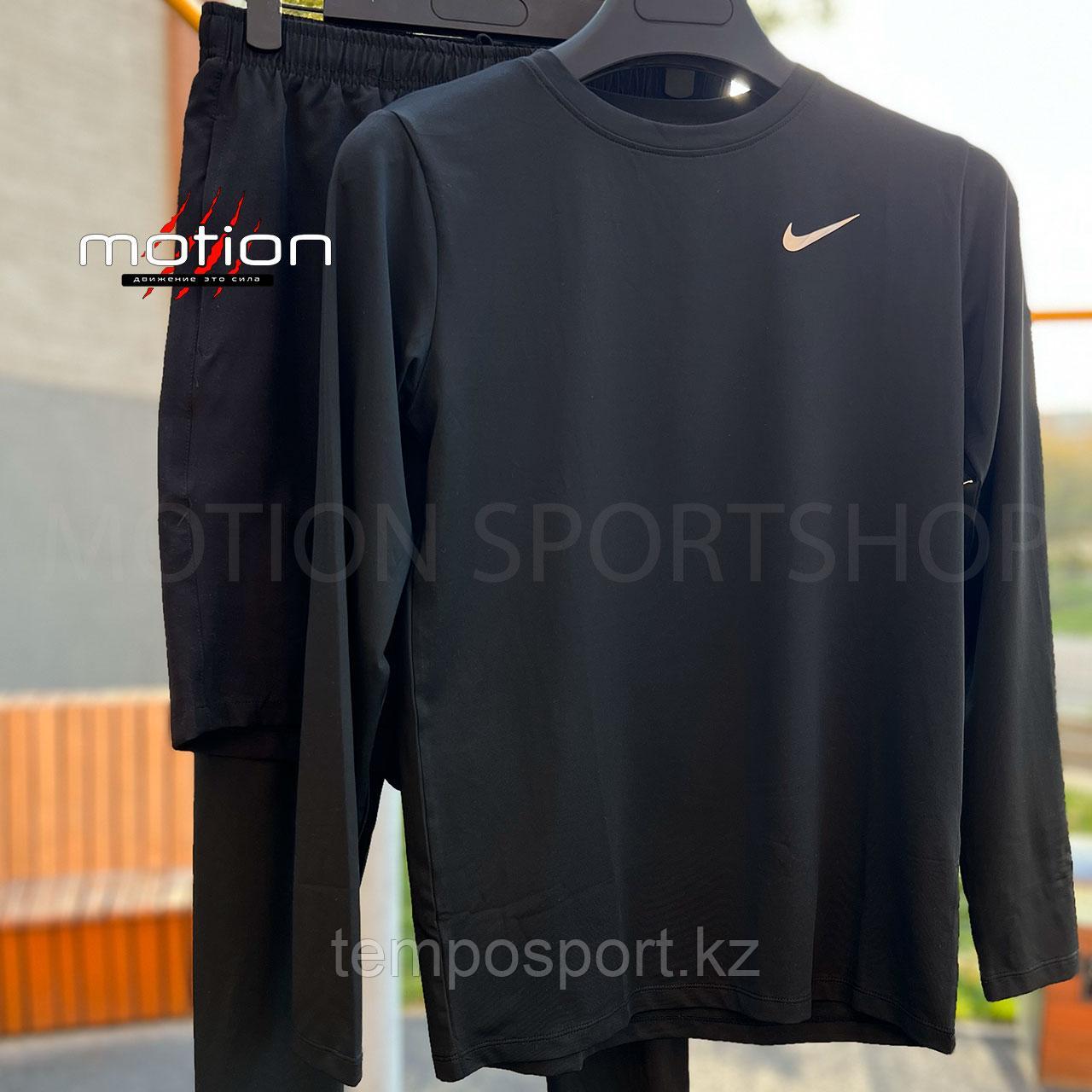 Рашгард комплект 3 в 1 Nike (М, L, XL, XXL), черный - фото 2 - id-p112136069