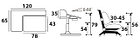 Mealux Комплект Mealux парта Montreal Multicolor + кресло Match (арт. BD-670 TG/MC + Y-528 GL), фото 2