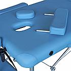Массажный стол DFC NIRVANA, Elegant LUXE, 186х70х4 см, алюм. ножки, цвет св.голубой (Lt.Blue), фото 6