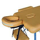 Массажный стол DFC NIRVANA, Elegant LUXE, 186х70х4 см, алюм. ножки, цвет горчичный (Mustard), фото 6