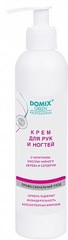 Domix крем для рук и ногтей с кератином, маслом чайного дерева и коллоидным серебром 250 мл
