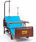 Электрическая медицинская кровать MET REVEL L удлиненная с функцией кардиокресло, переворотом и туалетом (арт., фото 2