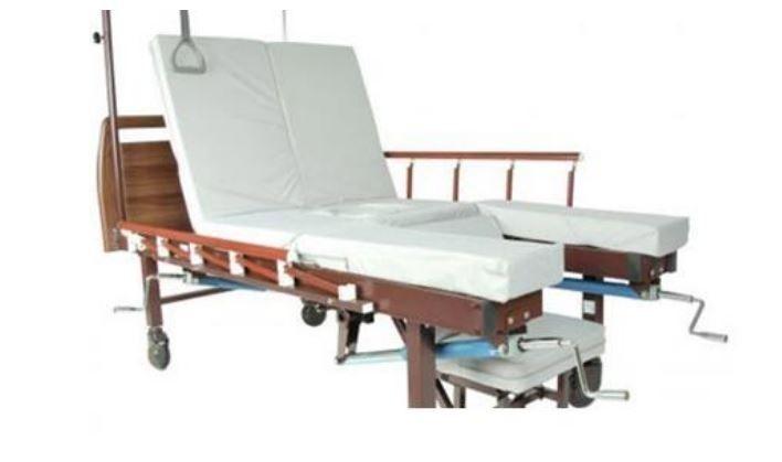 Медицинская кровать DHC FH-3 с санитарным оснащением с фукнциями "кардио-кресло" (электро) и переворота - фото 3 - id-p112138153