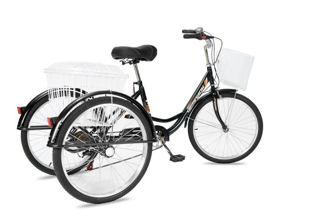 Велосипед трехколесный для взрослых РВЗ Чемпион 24" 6 скоростей складной - фото 4 - id-p112138268
