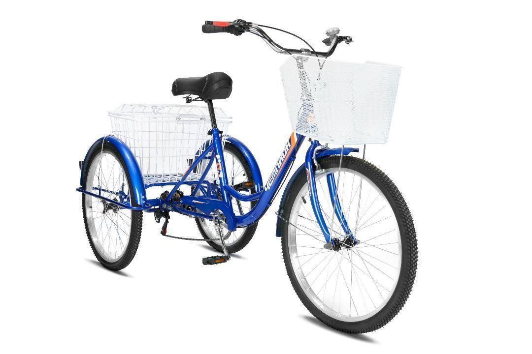 Велосипед трехколесный для взрослых РВЗ Чемпион 24" 6 скоростей складной - фото 10 - id-p112138268