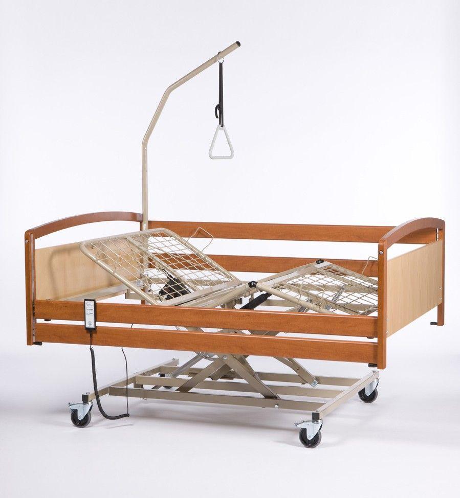 Электрическая функциональная кровать Vermeiren LUNA Interval XXL для лежачих больных (140 см) - фото 1 - id-p112137466