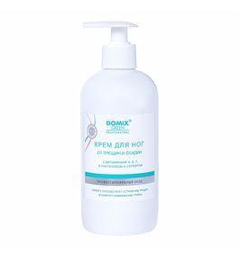 Domix Крем для ног от трещин и ссадин с витамином F, E, D-пантенолом и коллоидным серебром, 500 мл