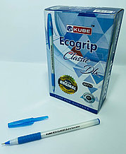 Ручка шариковая KUBE ECOGRIP CLASSIC DLX синяя 0.7мм