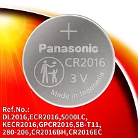 Батарейка литиевая Panasonic Power Cells CR2016 3V