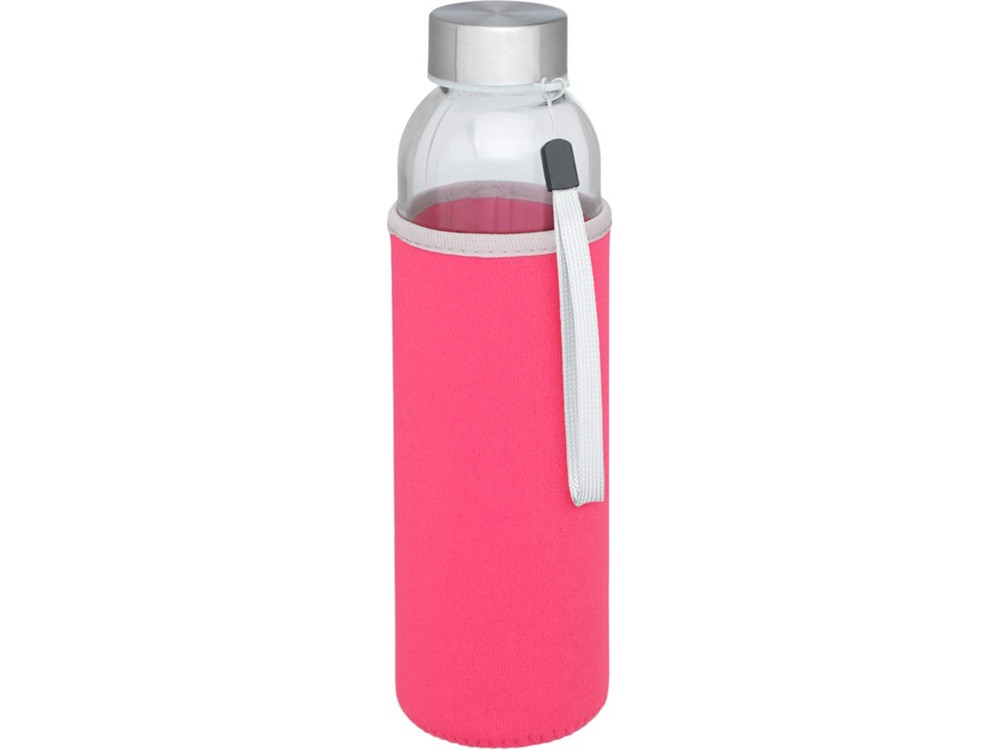 Спортивная бутылка Bodhi из стекла объемом 500 мл, розовый - фото 1 - id-p112146148