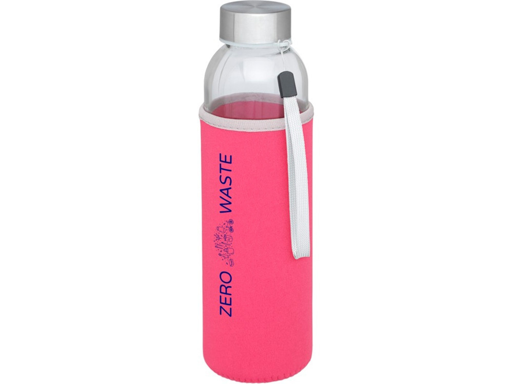 Спортивная бутылка Bodhi из стекла объемом 500 мл, розовый - фото 5 - id-p112146148