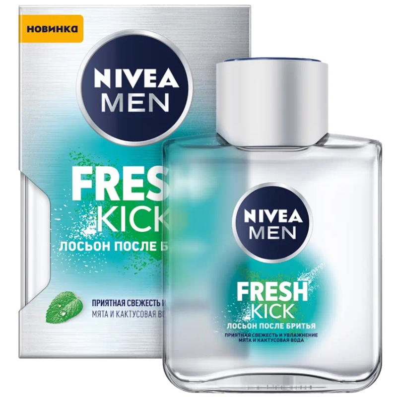 Бальзам после бритья Nivea Men Fresh Kikc Приятная свежесть и увлажнение, 100 мл