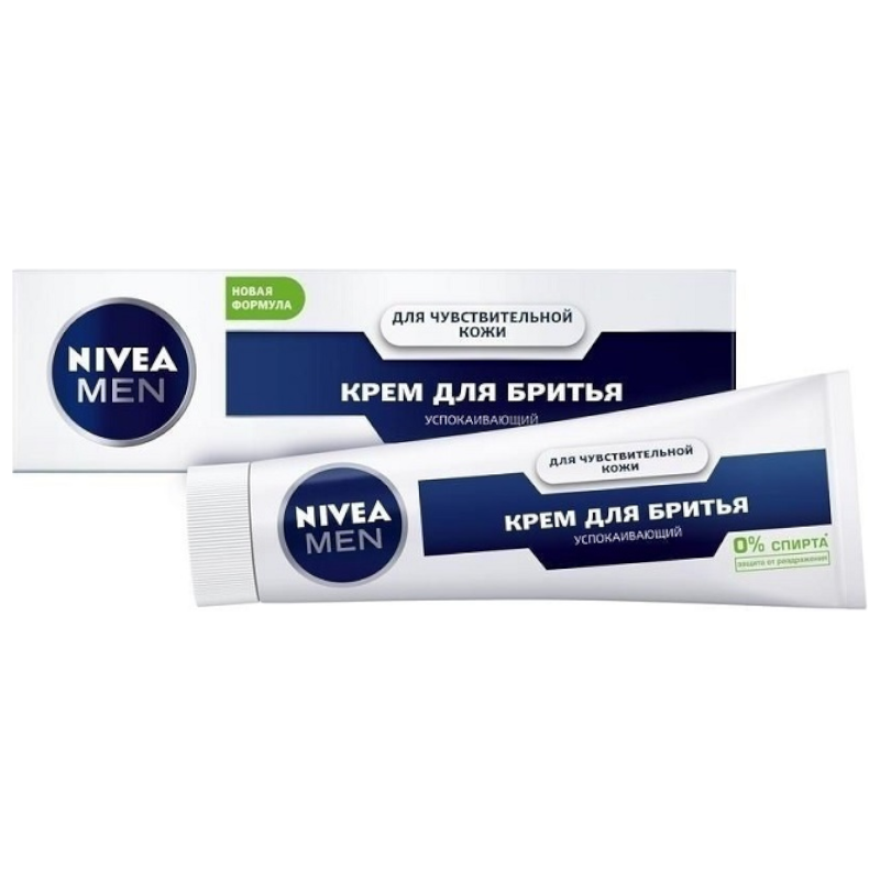 Крем для бритья Nivea Men Успокаивающий для чувствительной кожи , 100 мл