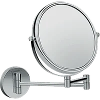 Косметическое зеркало hansgrohe Logis Universal с трехкратным увеличением 73561000, хром