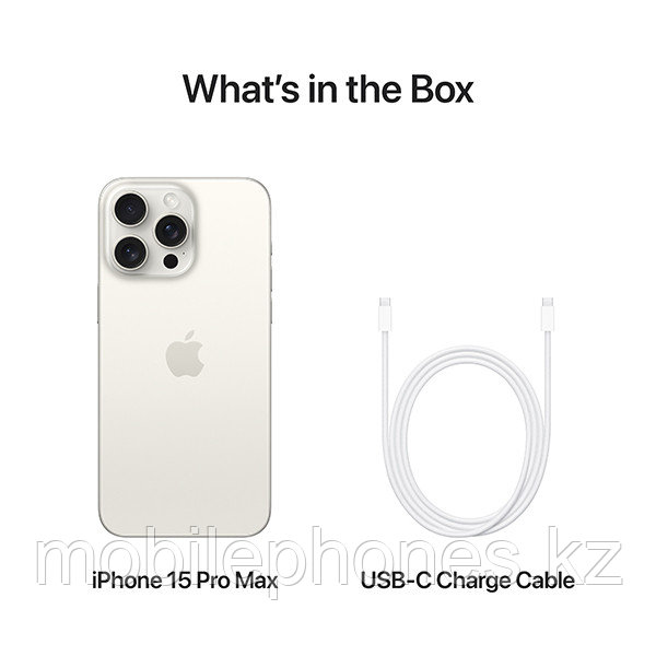 Смартфон Apple iPhone 15 Pro Max 8/256GB White Titanium - фото 4 - id-p112155671