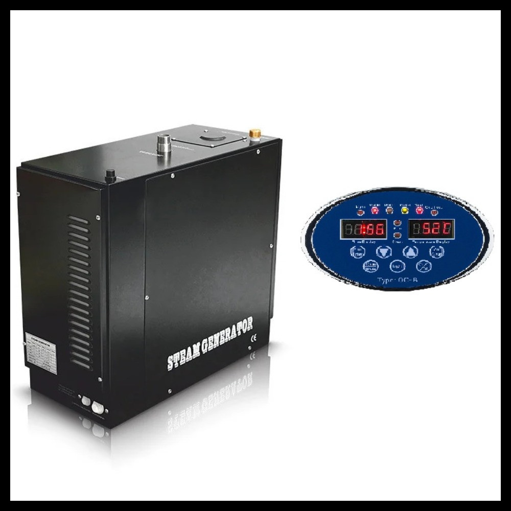 Парогенератор для хамама Ocean Line 18, встроенная автопромывка (с пультом, мощность=18 кВт, объем = 12-20 м3)