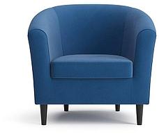 Кресло Вета велюр синий 79х72х79 см, фото 2