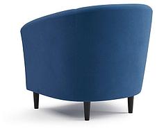 Кресло Вета велюр синий 79х72х79 см, фото 3