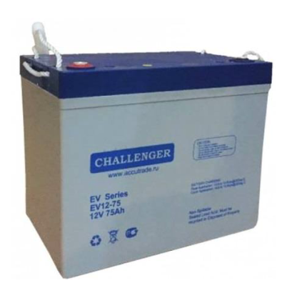 Тяговая аккумуляторная батарея тип AGM Challenger EV12-75 12V 70/78Ah - фото 1 - id-p112169976