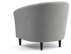 Кресло Вета велюр светло-серый 79х72х79 см, фото 3