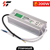 Трансформатор уличный 200W-12V 4 выхода