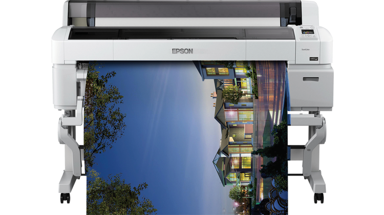 Широкоформатный струйный принтер Epson SureColor SC-T7200D (Два рулона с Post Script комплектом) - фото 1 - id-p112176981