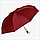 Зонт женский однотонный (темно-бордовый), фото 3