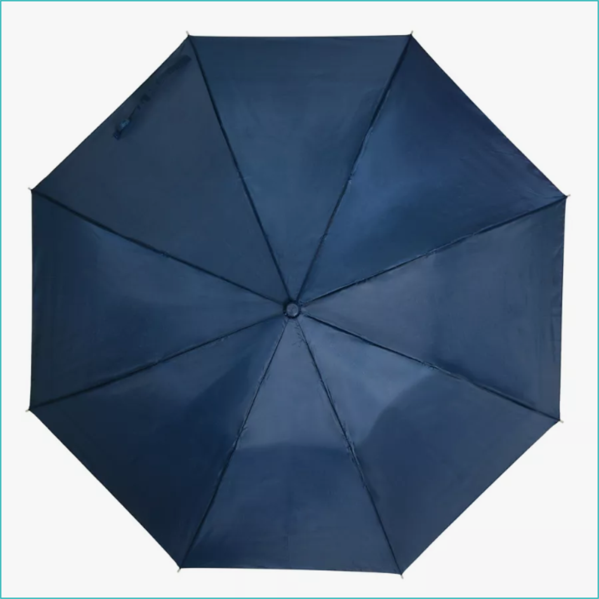 Зонт женский однотонный (Темно-синий) - фото 3 - id-p112204848