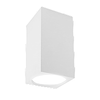 EKS Светильник накладной под лампу gu10/mr16, ART BLOCK белый, 55*55*100