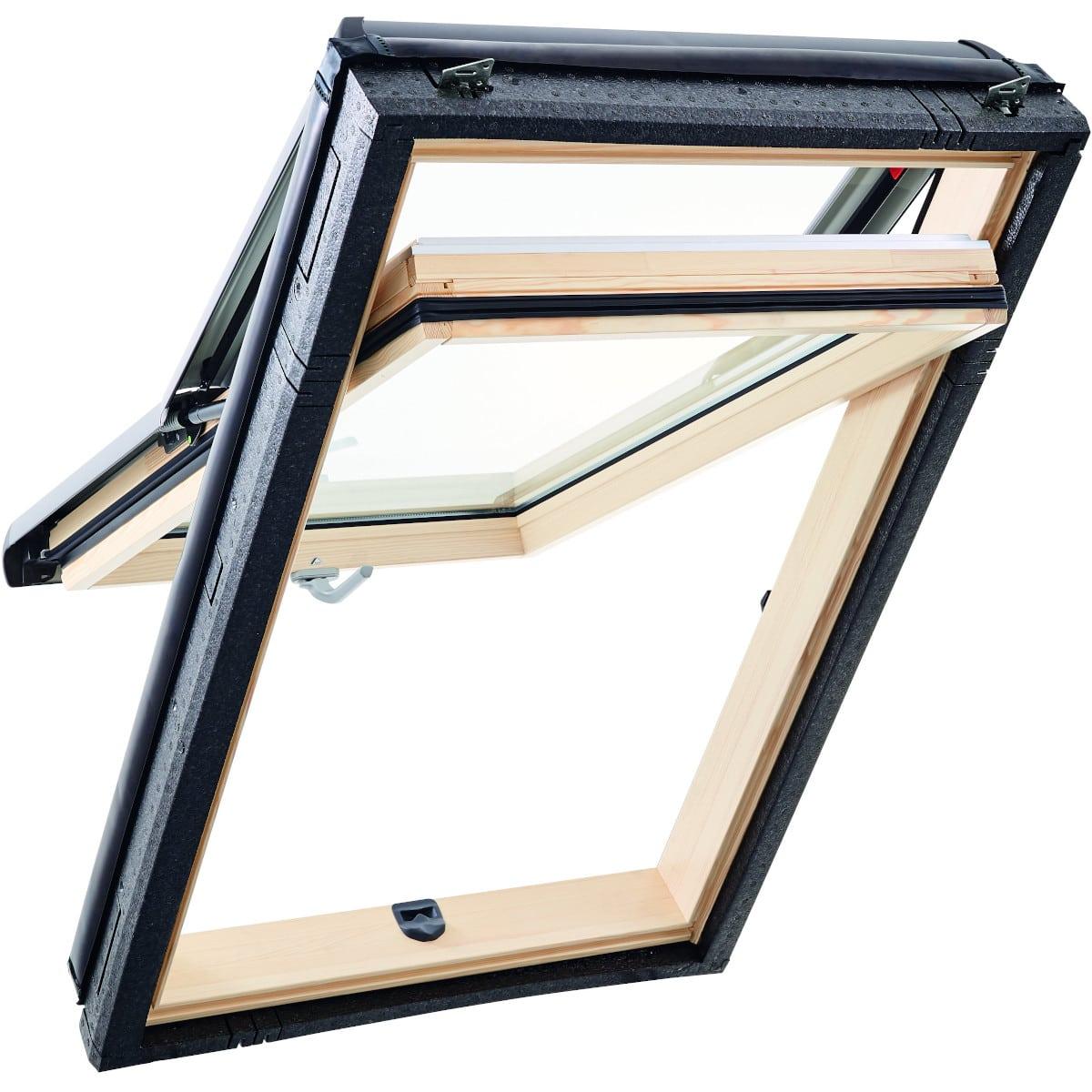 Мансардное окно ROTO Designo R79 (двухкамерный стеклопакет, с осью поворота 1/3) - фото 5 - id-p112206435