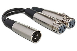 Hosa Technology кабель XLR (папа) на 2 XLR (мама) Y-Cable