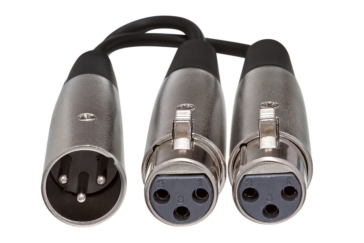 Hosa Technology кабель XLR (папа) на 2 XLR (мама) Y-Cable - фото 3 - id-p112206994