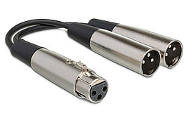 Hosa Technology кабель XLR (мама) на 2 XLR (папа)