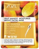 Маска для лица тканевая Освежающая Mango с экстрактом манго Zozu 25гр.