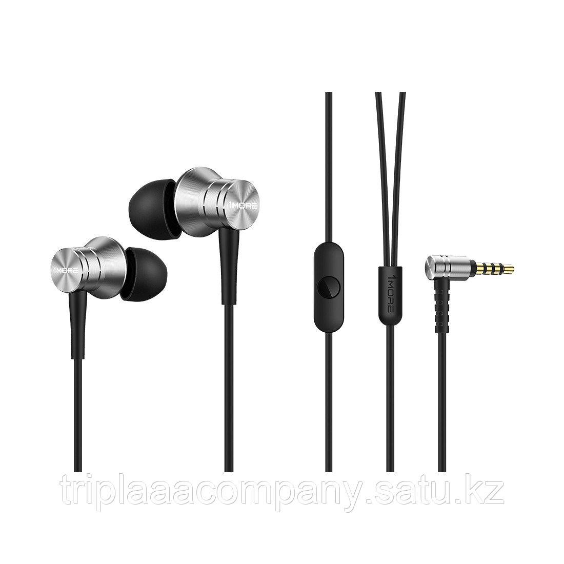 Наушники 1MORE Piston Fit In-Ear Headphones E1009 Серебристый - фото 3 - id-p112207843