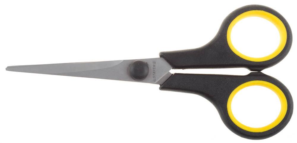 STAYER 135 мм, двухкомпонентные ручки, хозяйственные ножницы (40465-13) - фото 1 - id-p112217599