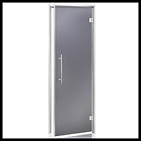 Дверь для хамама Andres Lux Gray 7х19 (короб - алюминий, стекло - серое, без порога)