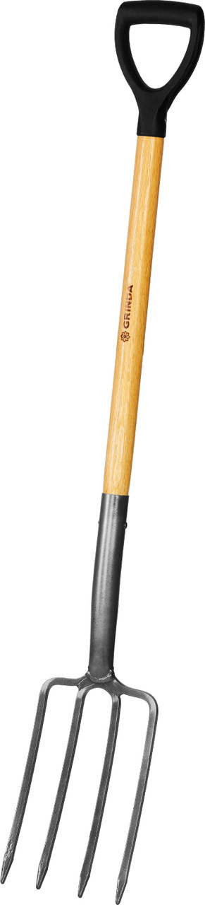 GRINDA размеры 280x180x1200 мм, антикор. покрытие, деревянный черенок высш. сорт, с пластиковой рукояткой, - фото 1 - id-p112218752