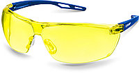 ЗУБР БОЛИД жёлтые, сферические линзы устойчивые к запотеванию, открытого типа, защитные очки (110486)