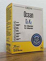 ORZAX Ocean Vitamin D3+K2 1000 IU 20 мл