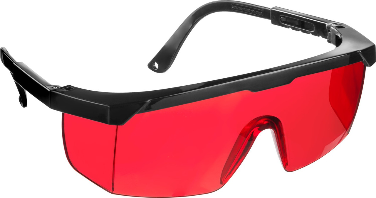 STAYER PRO-5 красные, монолинза с дополнительной боковой защитой, открытого типа, защитные очки (2-110457) - фото 2 - id-p112218827
