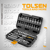 Набор инструментов 46 предметов Tolsen 15138